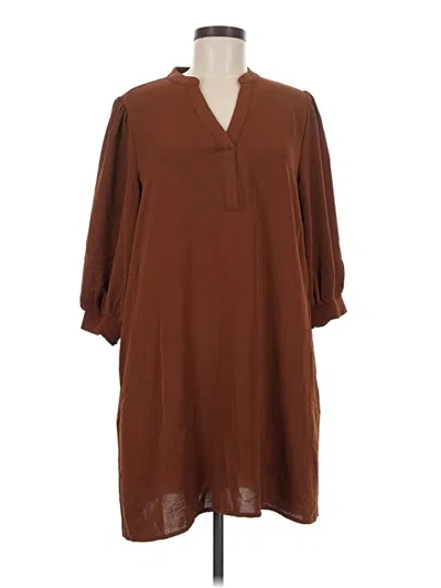 Pre-owned Jodifl Casual Dress In Brown