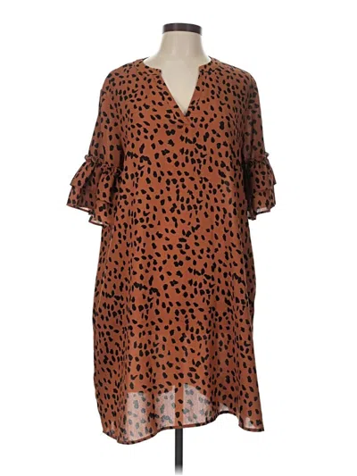 Pre-owned Jodifl Casual Dress In Brown