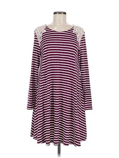 Pre-owned Jodifl Casual Dress In Burgundy