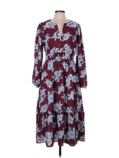 Jodifl Casual Dress In Burgundy