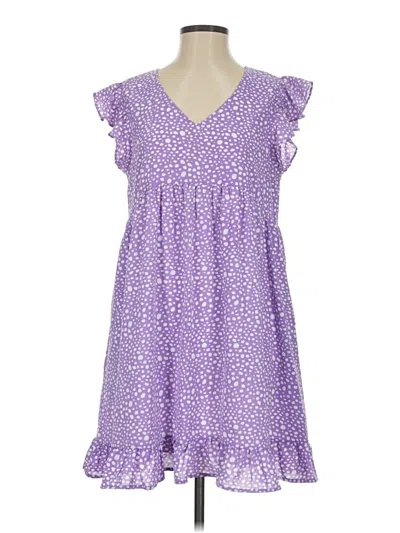 Pre-owned Jodifl Casual Dress In Purple