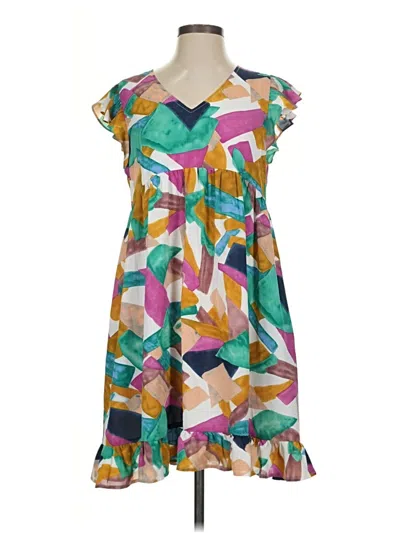 Pre-owned Jodifl Casual Dress In Teal