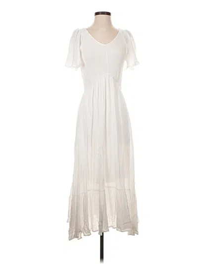 Pre-owned Jodifl Casual Dress In White