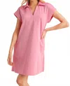 Jodifl Celeste Collared Scuba Mini Dress In Light Rose Pinkpink In Pink