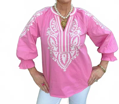 Jodifl Chantilly Blouse In Light Pink