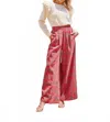 Jodifl Check Wide Leg Pant In Red In Red