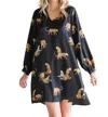 Jodifl Cheetah Animal Print Dress In Black In Black