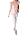 Jodifl City Escape Top In Peach In Pink