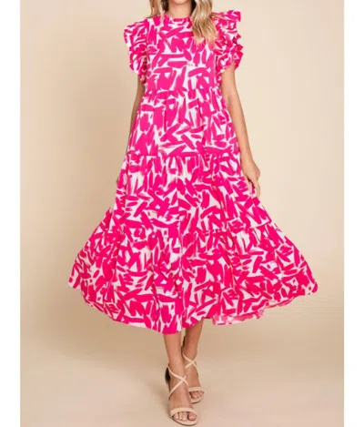 Jodifl Closer You Get Maxi Dress In Pink