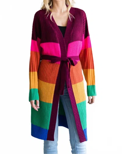 Jodifl Color Bomb Cardigan In Multicolor