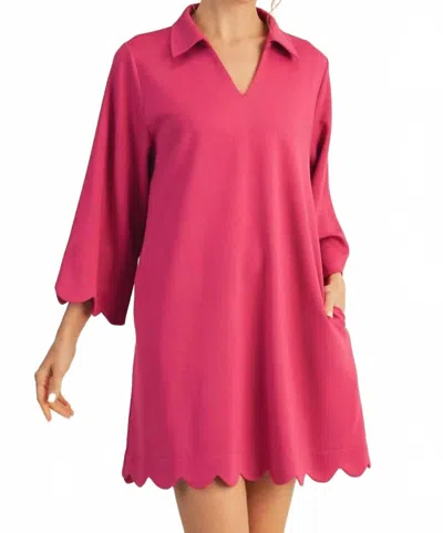 Jodifl Come My Way Dress In Magenta In Pink