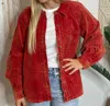 Jodifl Corduroy Shacket In Red In Red