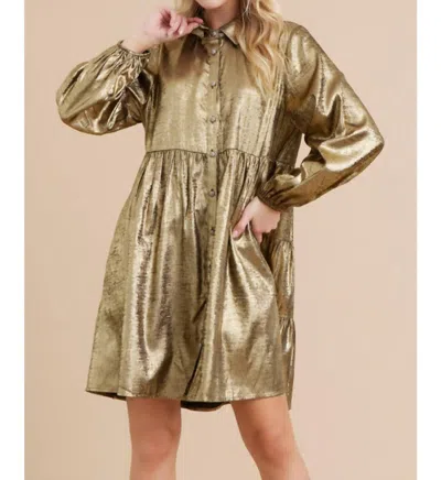 Jodifl Dance The Night Away Dress In Black Gold