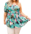 Jodifl Day Trip Blouse In Emerald In Gold