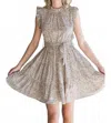 Jodifl Dot Print Mini Dress In Ivory
