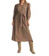 Jodifl Down To The Wire Dress In Mocha In Brown