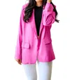 Jodifl Every Day Blazer In Fuschia In Pink