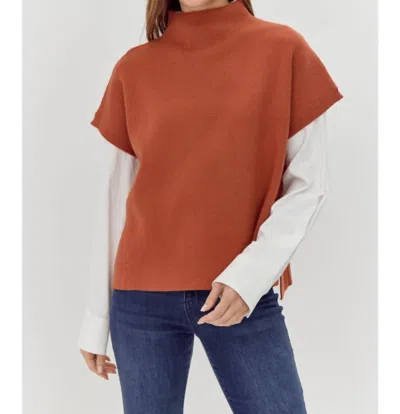 Jodifl Everything Is Good Sweater In Copper In Brown