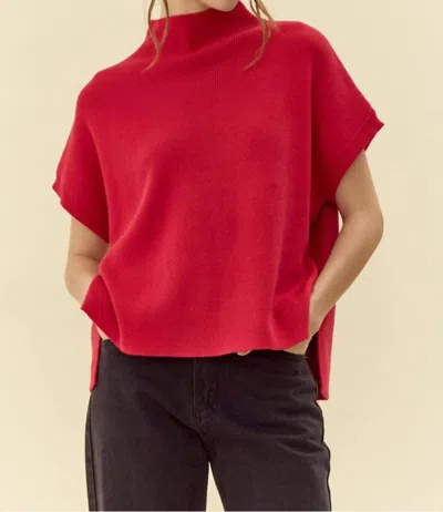 Jodifl Everything Is Good Sweater In Red