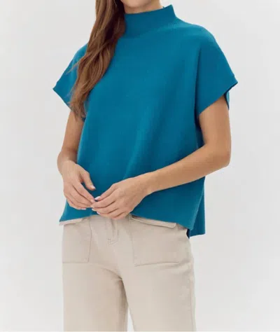 Jodifl Everything Is Good Sweater In Teal