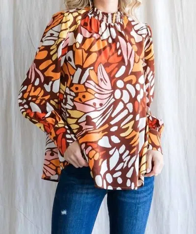 Jodifl Fall Inspirations Top In Toffee In Brown