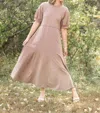 Jodifl Find A Way Dress In Taupe In Grey