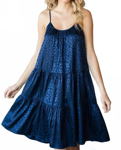 Jodifl Float On Midi Dress In Blue In Multi