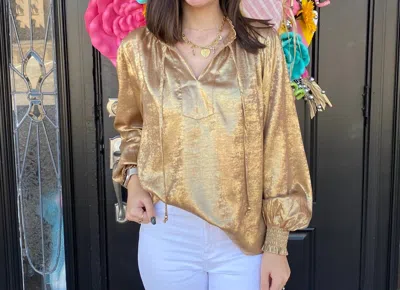 Jodifl Happy New Year Top In Gold