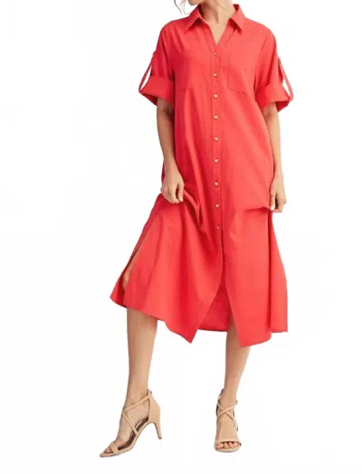 Jodifl Into The Night Dress In Red