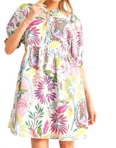 Jodifl Isabella Floral Dress In Multi