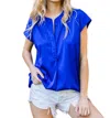 Jodifl Isn't It Ironic Shirt In Blue In Blue