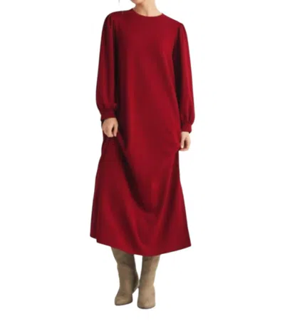 Jodifl It's My Night Dress In Burgundy In Red