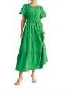 Jodifl Jayden Maxi Dress In Leaf Green In Green