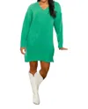 Jodifl Joyful Season Sweater Tunic In Green In Green