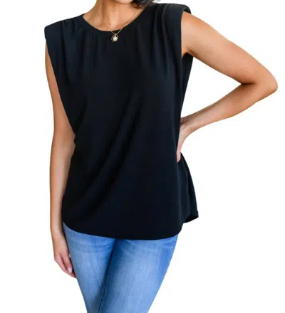 Jodifl Juke Box Hero Shoulder Pad Top In Black