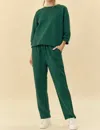 Jodifl Just Chillin Lounge Set In Hunter Green In Green