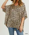 Jodifl Lani Leopard Blouse In Leopard Print In Multi
