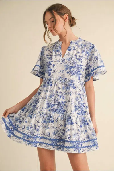 Jodifl Layla Mini Dress In Blue