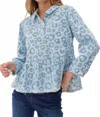 Jodifl Leopard Blazer In Blue In Blue