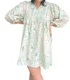 Jodifl Lily Pad Mini Dress In Green In Green