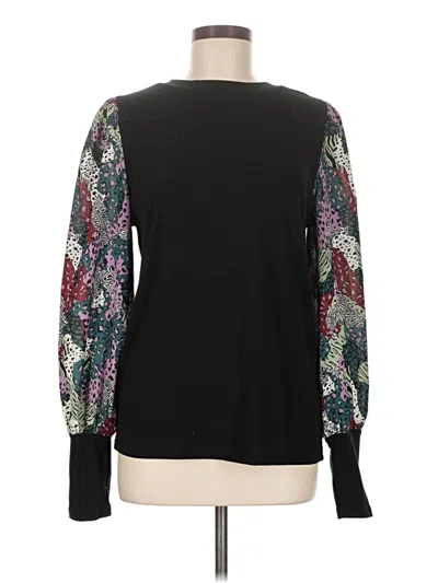 Pre-owned Jodifl Long Sleeve Blouse In Black