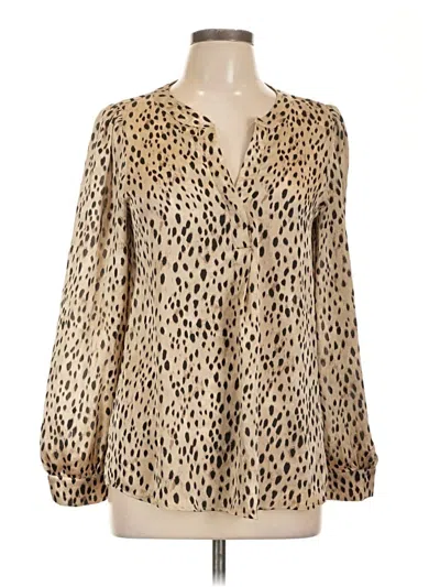 Jodifl Long Sleeve Blouse In Brown