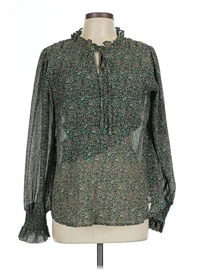 Pre-owned Jodifl Long Sleeve Blouse In Green