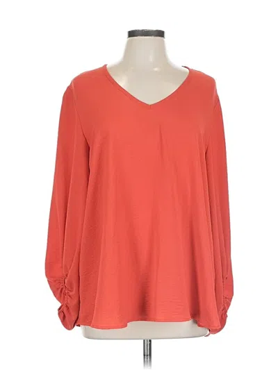 Pre-owned Jodifl Long Sleeve Blouse In Orange