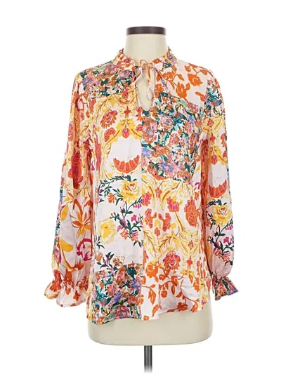 Pre-owned Jodifl Long Sleeve Blouse In Orange