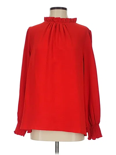 Pre-owned Jodifl Long Sleeve Blouse In Red