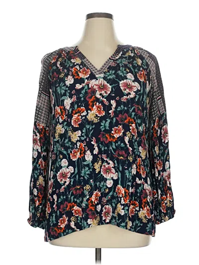 Pre-owned Jodifl Long Sleeve Blouse In Teal