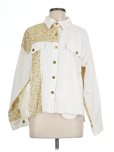 Pre-owned Jodifl Long Sleeve Blouse In White