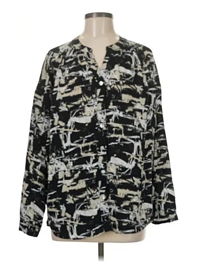 Pre-owned Jodifl Long Sleeve Button Down Shirt In Black