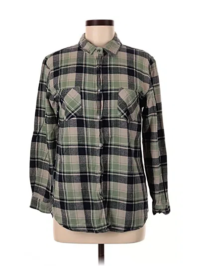 Pre-owned Jodifl Long Sleeve Button Down Shirt In Green